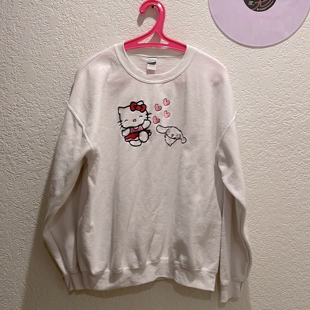 Hello Kitty and Cinnamoroll Custom Embroidery